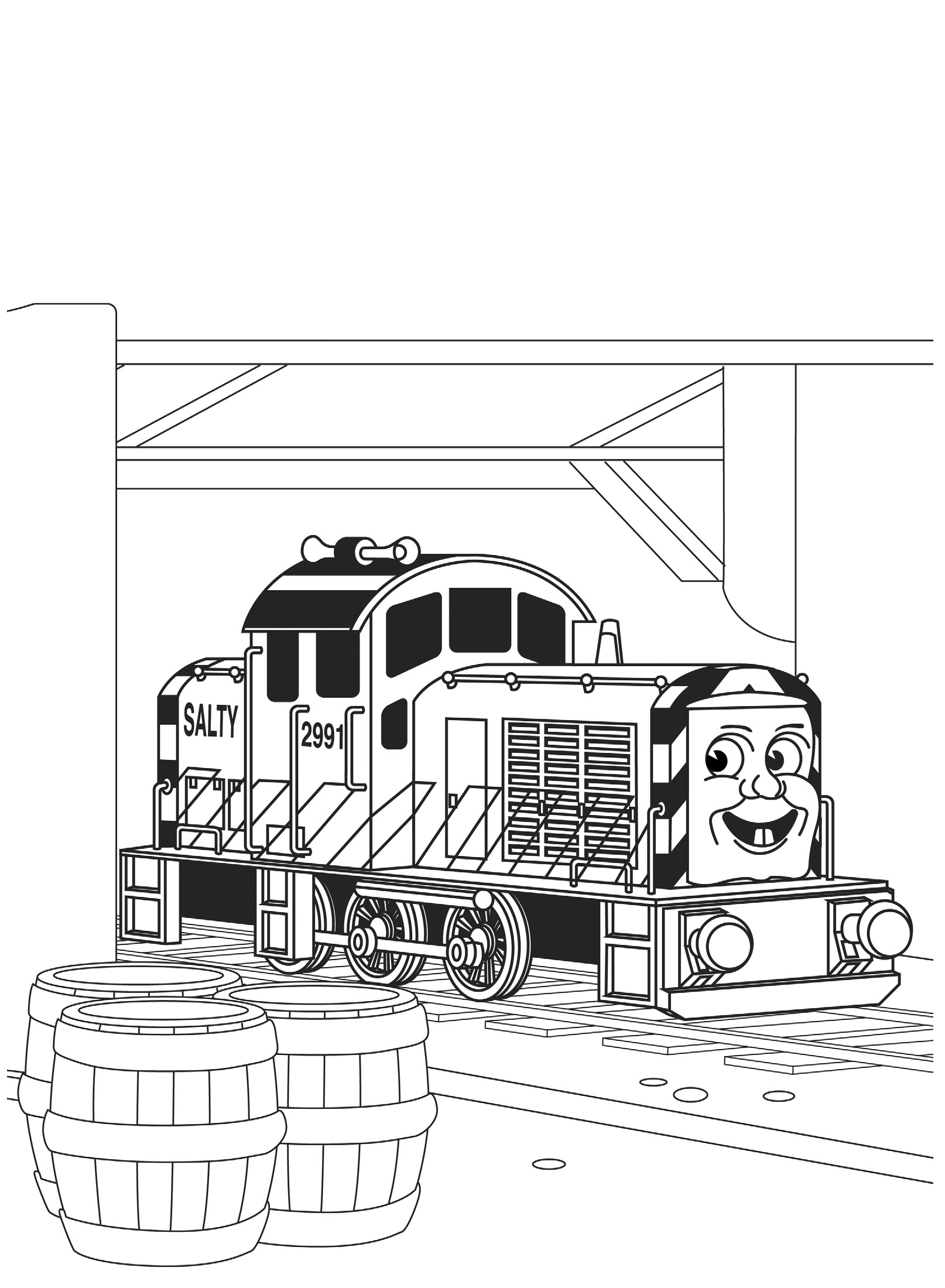 Thomas Color Pages 9